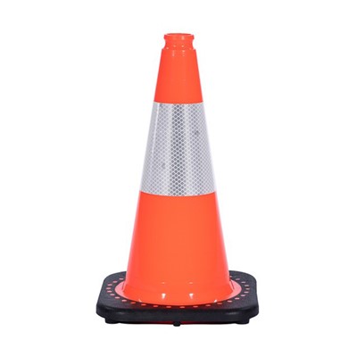 JBC Safety Reflective Orange Traffic Cone with Collar