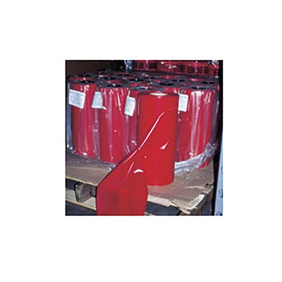 16"x16" 2mil Red Tailgate Hazard Flag - Roll of 250