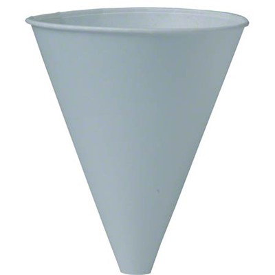 Cup 4oz Rolled Rim Cone-Shaped - XWH-CR-204