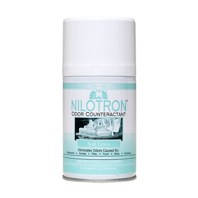 7oz Nilodor Nilotron Soft Linen Aerosol Air Freshener