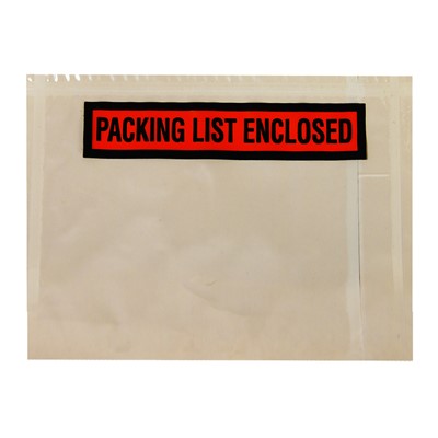 Case of 1000 4-1/2" W x 6" L Envelope Packing Lists