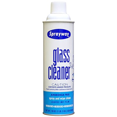Glass Cleaner Sprayway Foam 20oz Aerosol - XWH-S050