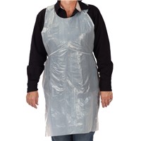 Safety Zone 24x42 Polyethylene Disposable Aprons - Case of 100
