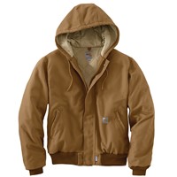 Carhartt FR Brown Duck Active Jac Quilt Lined Jacket 101621BRN-MD