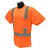Radians Class 2 Hi Vis Orange Wicking Pocket T-Shirt ST11-2POS-LG