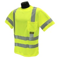 Radians Class 3 Hi Vis Green Pocket T-Shirt ST11-3PGS-XL