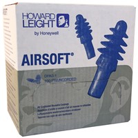 Howard Leight Box of 100 Pair NRR-27db AirSoft Reusable Earplugs