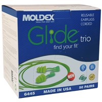 Moldex Glide Trio Reusable Earplugs 6445