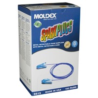 Moldex SparkPlugs Metal Detectable Foam Earplugs 6615