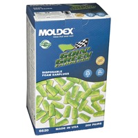 Moldex Box of 200 Pair NRR-33db Goin Green Foam Earplugs 6620