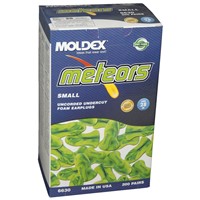 Moldex Box of 200 Pair NRR-28db Meteors Foam Earplugs 6630<br/>