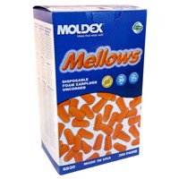 Moldex Box of 200 Pair NRR-30db Mellows Foam Earplugs 6820