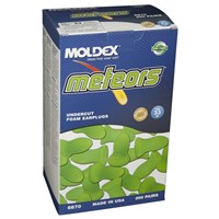 Moldex Box of 200 Pair NRR-33db Meteors Foam Earplugs 6870<br/>