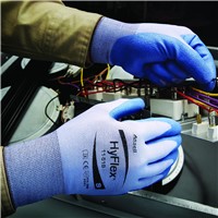 Ansell HyFlex Dyneema 11-518-06 PU Coated A2 Cut Resistant Gloves