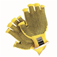 Reversible Fingerless Dotted A3 Cut Resistant Gloves MKDDNF-XL