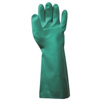 13" Ansell Sol-Vex 17mil Green Nitrile Gloves 100015