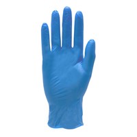 Safety First Textured Blue Disposable Nitrile Gloves 8773-SM