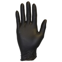 Safety Zone 5 mil Black Nitrile Disposable Gloves GNPR-BK-2X