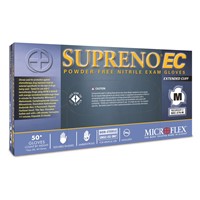 Microflex Supreno Powder-Free Disposable Nitrile Gloves SEC375-SM