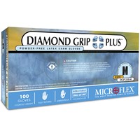 Microflex Diamond Grip Plux Disposable Latex Gloves DGP350-LG