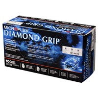 Microflex Diamond Grip Latex Exam Gloves MF-300-MD