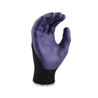 C Street 10 Gauge Rubber Coated Gloves 396-LG