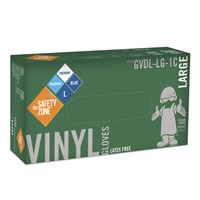 Safety Zone Vinyl Disposable Gloves 5011-LG