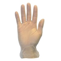 Safety Zone 5mil Powder-Free Clear Vinyl Gloves 5020-LG