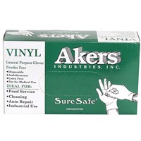 Akers Vinyl Exam Disposable Gloves V42-MD