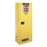 Justrite Sure-Grip EX Flammable Liquids Slimline 22 Gallon Safety Cabinet