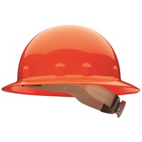 Fibre-Metal E-1 8-Point Ratchet Orange Full Brim Hard Hat E1RW-OE