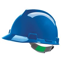 MSA V-Gard 500 4-Point Pinlock Blue Hard Hat 463943<br/>
