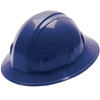 Pyramex SL 6-Point Ratchet Blue Full Brim Hard Hat HP26160