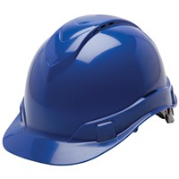 Pyramex Ridgeline 4-Point Ratchet Vented Blue Hard Hat HP44160V
