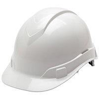 Pyramex Ridgeline 6-Point Ratchet White Hard Hat HP46110