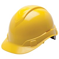 Pyramex Ridgeline 6-Point Ratchet Yellow Hard Hat HP46130