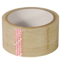 2"x55yds Clear Polypropylene Carton Sealing Tape