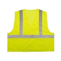 C Street Class 2 Hi Vis Yellow Mesh Safety Vest 21YMZ-SM-MD