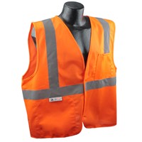 Radians Class 2 Hi Vis Orange Economy Safety Vest SV2OS-LG