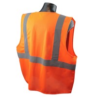 Radians Class 2 Hi Vis Orange Economy Safety Vest SV2OS-LG