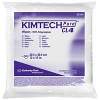 Case of 500 12"x12" Kimberly-Clark Kimtech Pure W4 Wipers